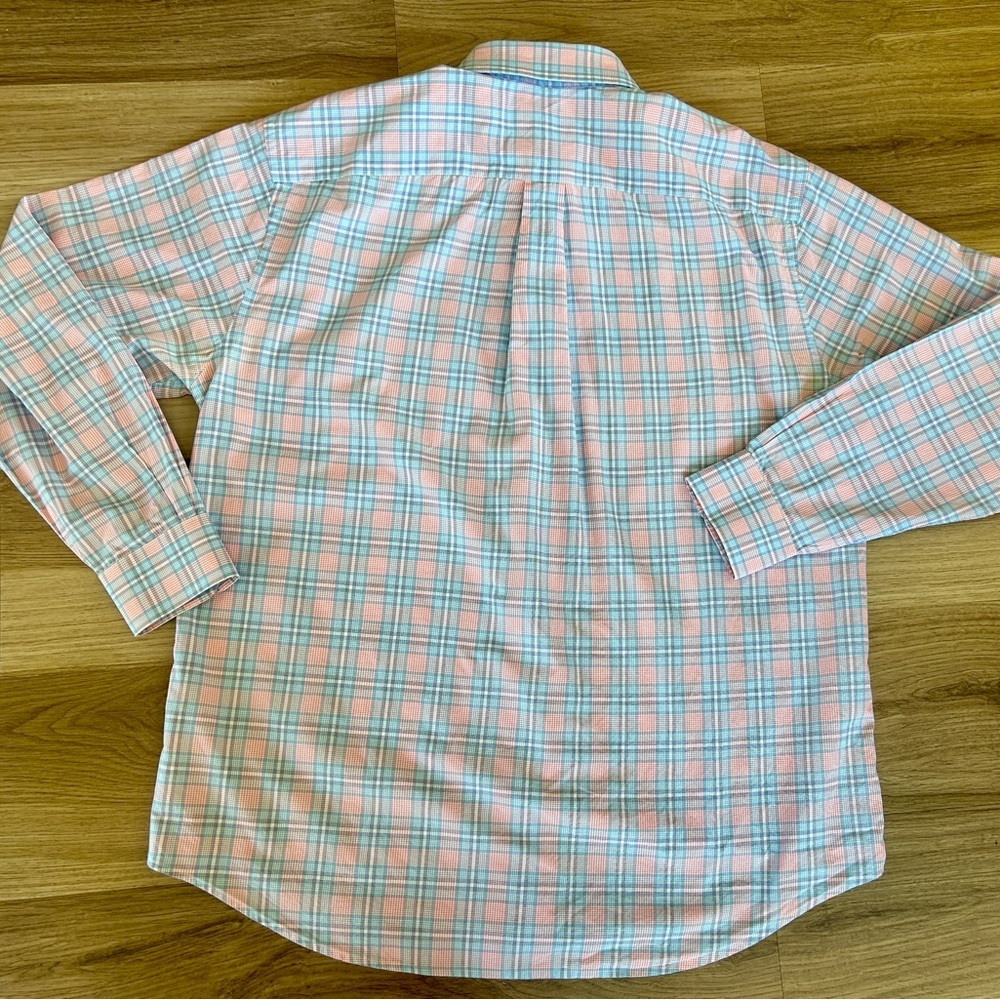 Vineyard Vines Men's Long Sleeve Cooper Shirt Plaid Button Down Size Large - Picture 4 of 6